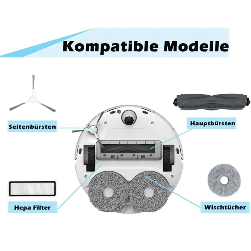 Per Dreame Bot L10 Prime / L10s Pro / L10 Pro spazzola laterale principale filtro Hepa Mop panno Robot pezzi di ricambio di ricambio