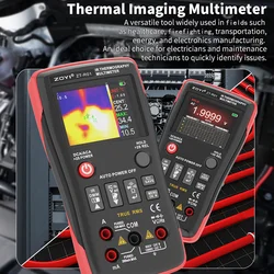 ZOYI ztr01 Thermal Camera 240*240 Optional Macro Lens Thermal Camera Multimeter 9999 Counts Voltage Duty Cycle Diode Ohm Test