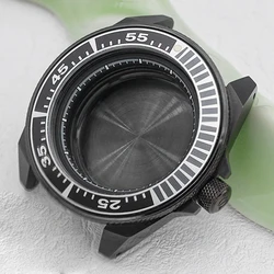 44mm Samurai King Watch Case NH35 Case with NH35 NH36 4R35 7S26 Movement Compatible Sapphire Glass Sealed Back 28.5mm Dial Case