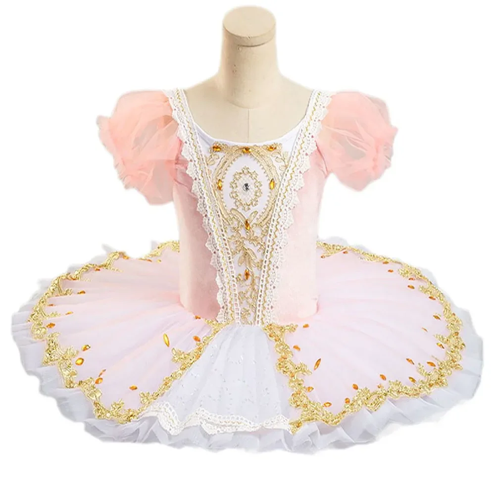 Ballet Tutu Professional Ballet Dress For Girls Adult Pink Blue Performance Dancing Clothes Ballerina Ballet Dress Girl Women