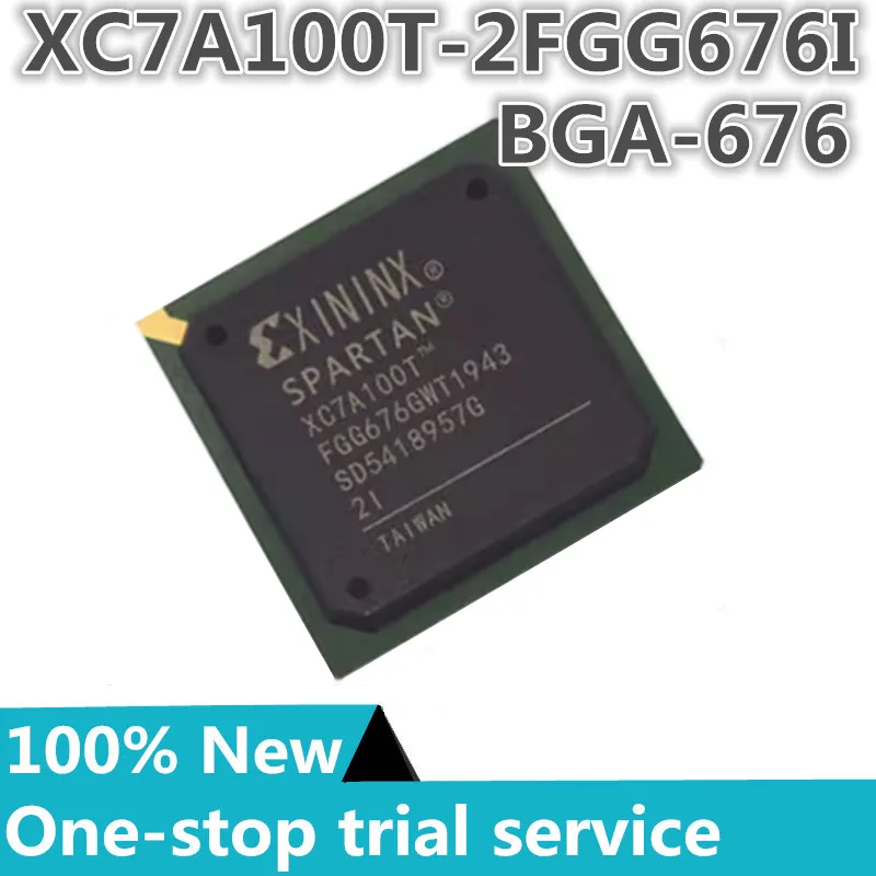

1-20pcs %New stock XC7A100T-2FGG676I marking XC7A100T FBGA-676 Programmable Gate array embedded -FPGA