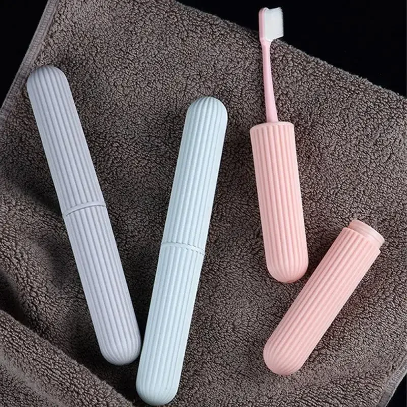 Portable Toothbrush Box Holder Cover Protect Holder Camping Toothbrush Case Bathroom Accessories Travel Storage Dust-proof Case