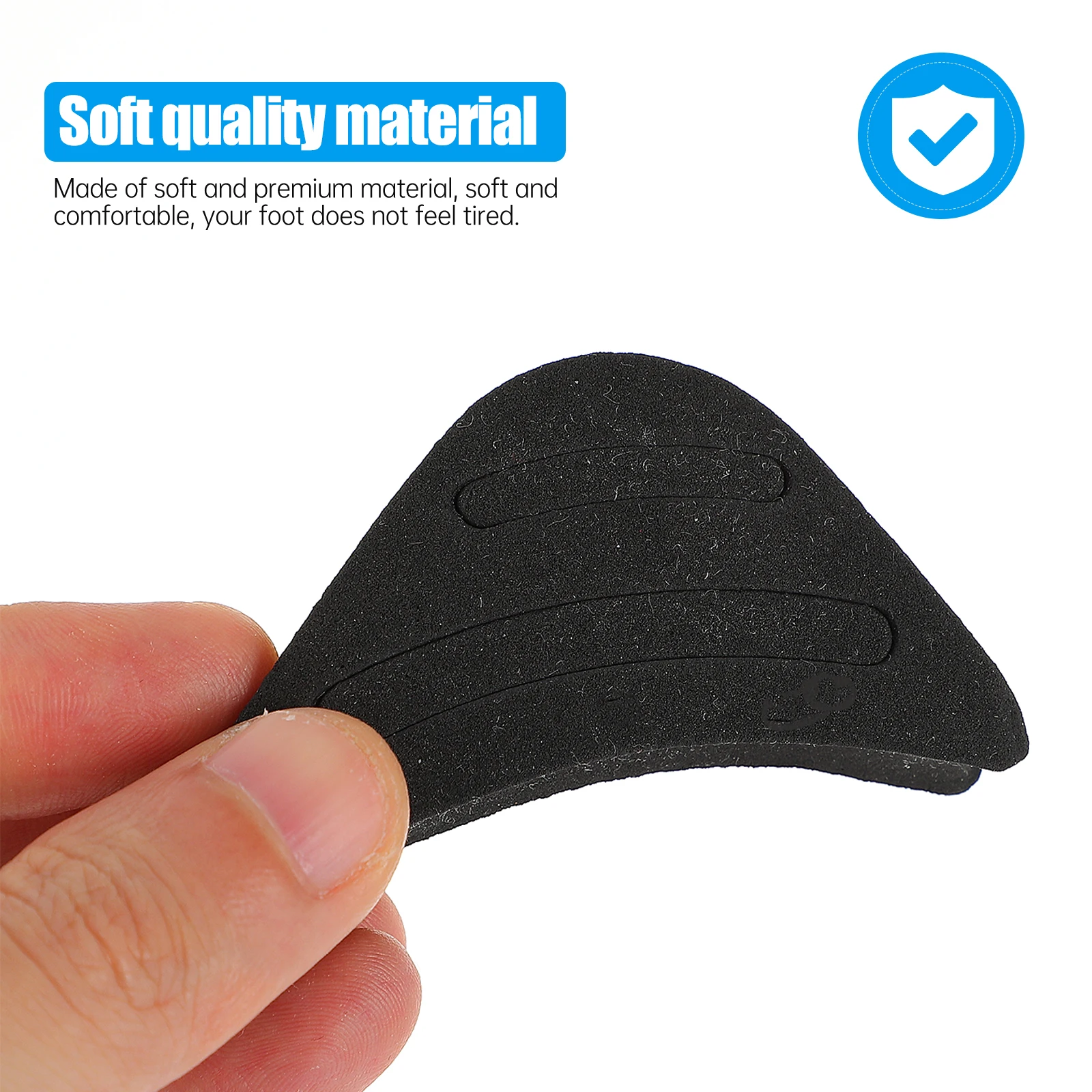 

20pcs Sponge Shoe Inserts Adjustable Toe Filler For Women Forefoot Pads Cushion Insoles Breathable Shoe Stoppers Foot Care Tools