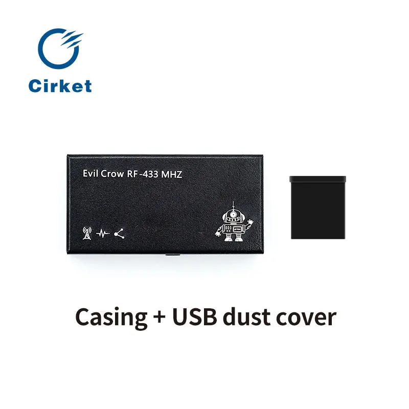 حافظة ألومنيوم Cirket433Mhz للغراب الشرير rf v2 #4