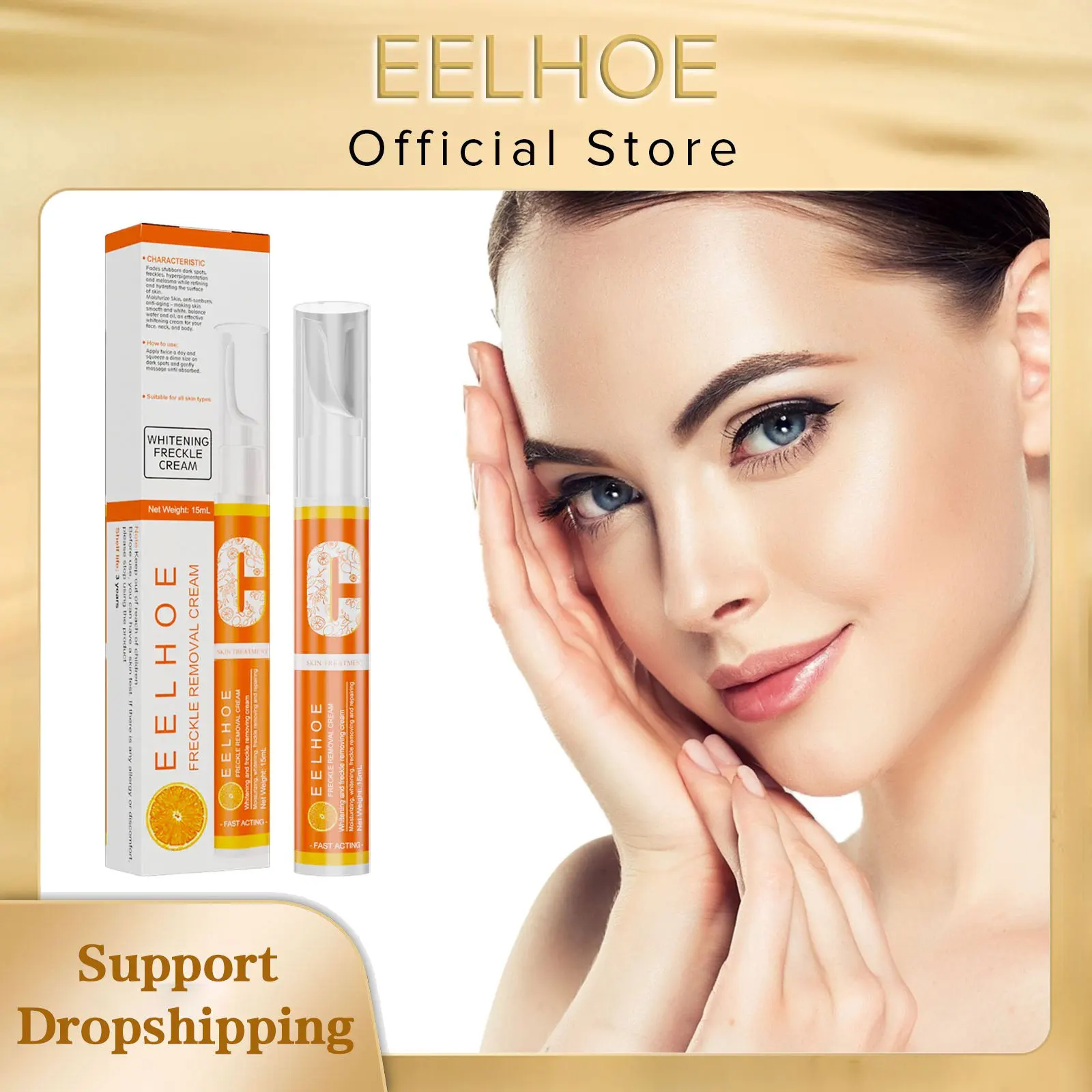 

VC Whitening Freckle Pen Remove Melasma Pen Remove Dark Spots Melanin Melasma Remover Brighten Skin Anti-Aging Skin Lightening