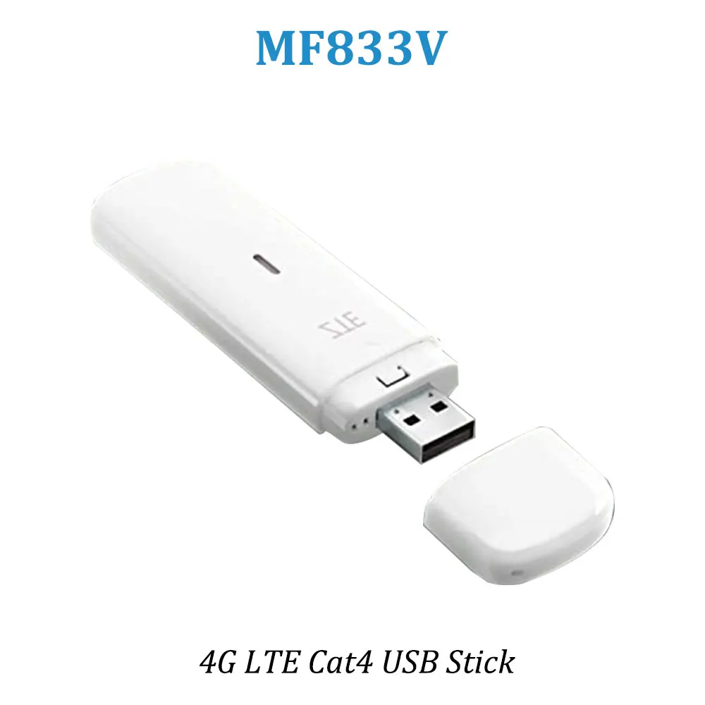 

4G DONGLE LTE USB Dongle ZTE MF833V PCUI Unlocked Mifi Modem An IoT Device With MTCE Android Car radio