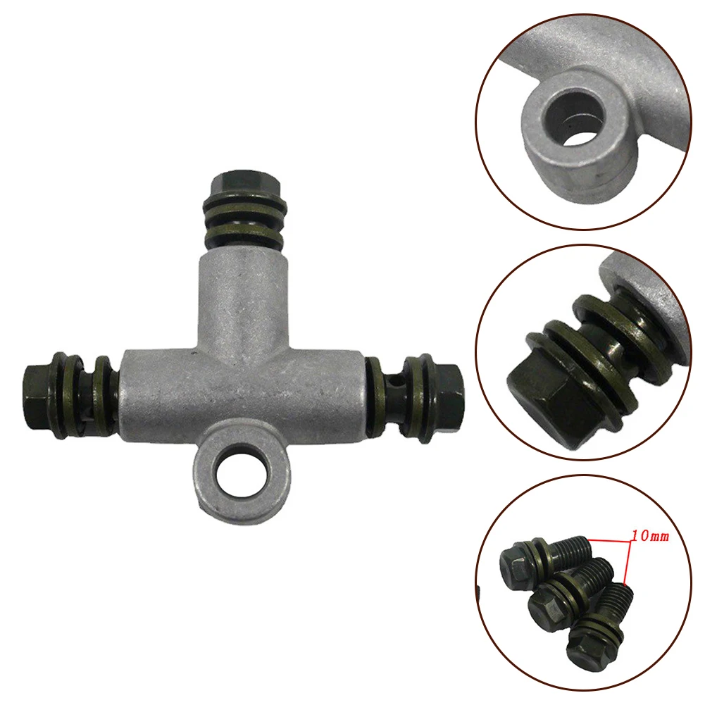 Hydraulic Brake Conversion Motorcycle Brake Parts Brake Hose Adapter 0.9mm Tube Diameter Lightweight Construction