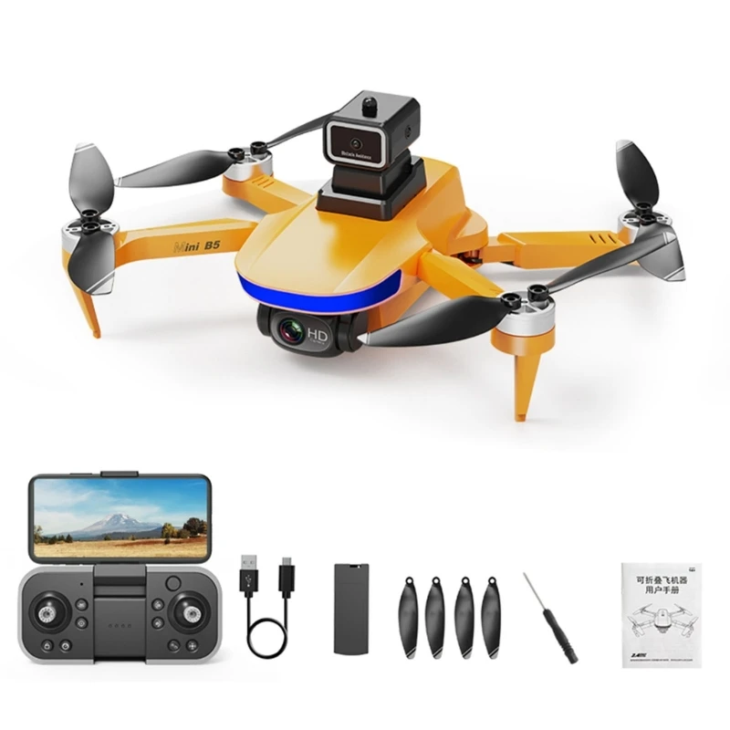 

B2EB RC Stunt Four-axle RC Quadcopter 4K/6K Optical Flow Camera Lens Foldable Remote Control Mini Toy for Kids