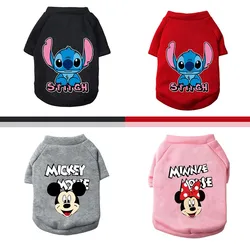 Disney-Ropa de algodón para mascotas, jersey con capucha para perros pequeños, medianos y gatos, Bulldog Francés, novedad