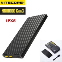 NITECORE NB10000 Gen3 Ultra Lightweight Carbon Fiber Power Bank 10000mAh Mobile Powerbank Dual USB-C 18W 22.5W Fast Charge