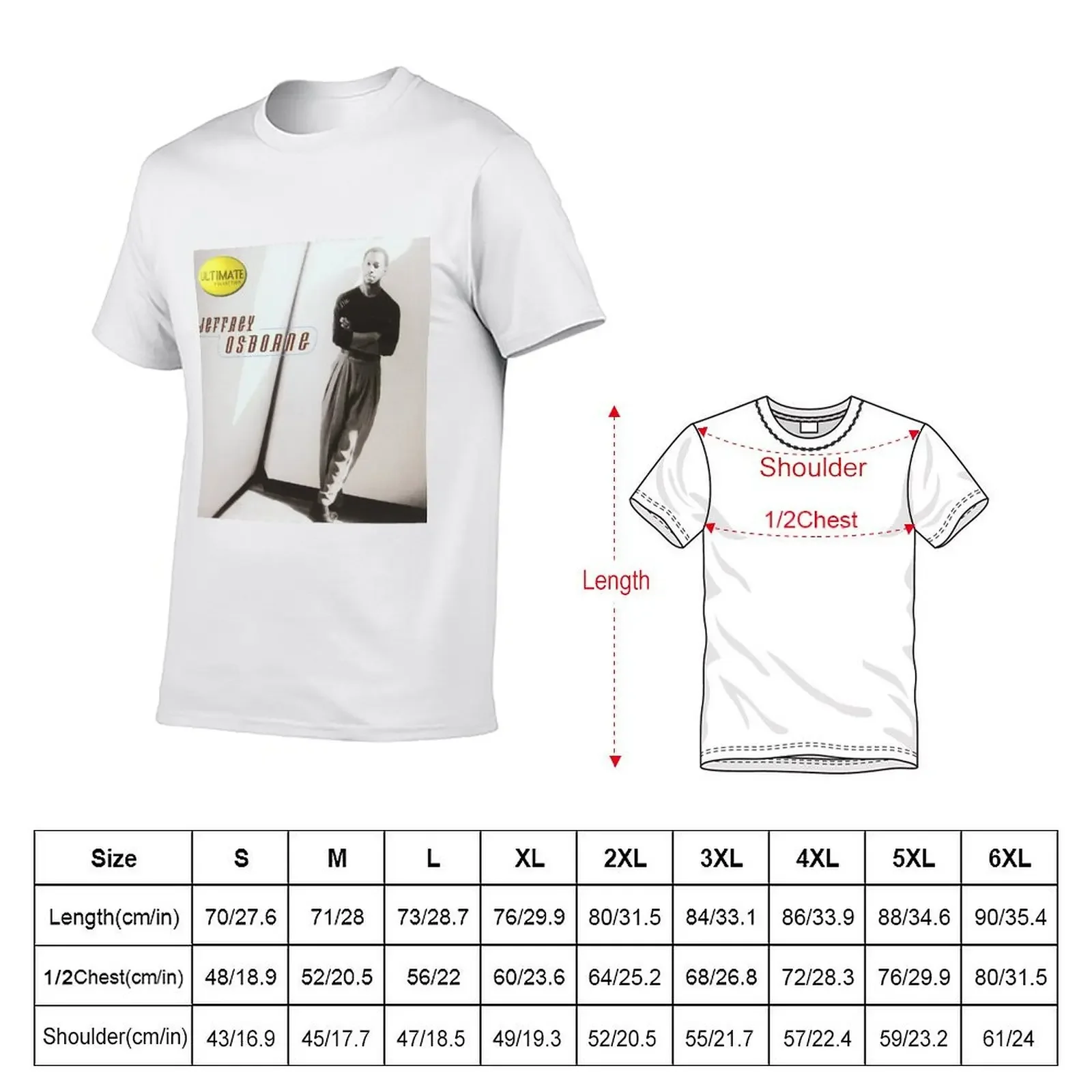 Jeffrey Osborne Ultimate Collection T-Shirt designer shirts oversizeds big and tall t shirts for men