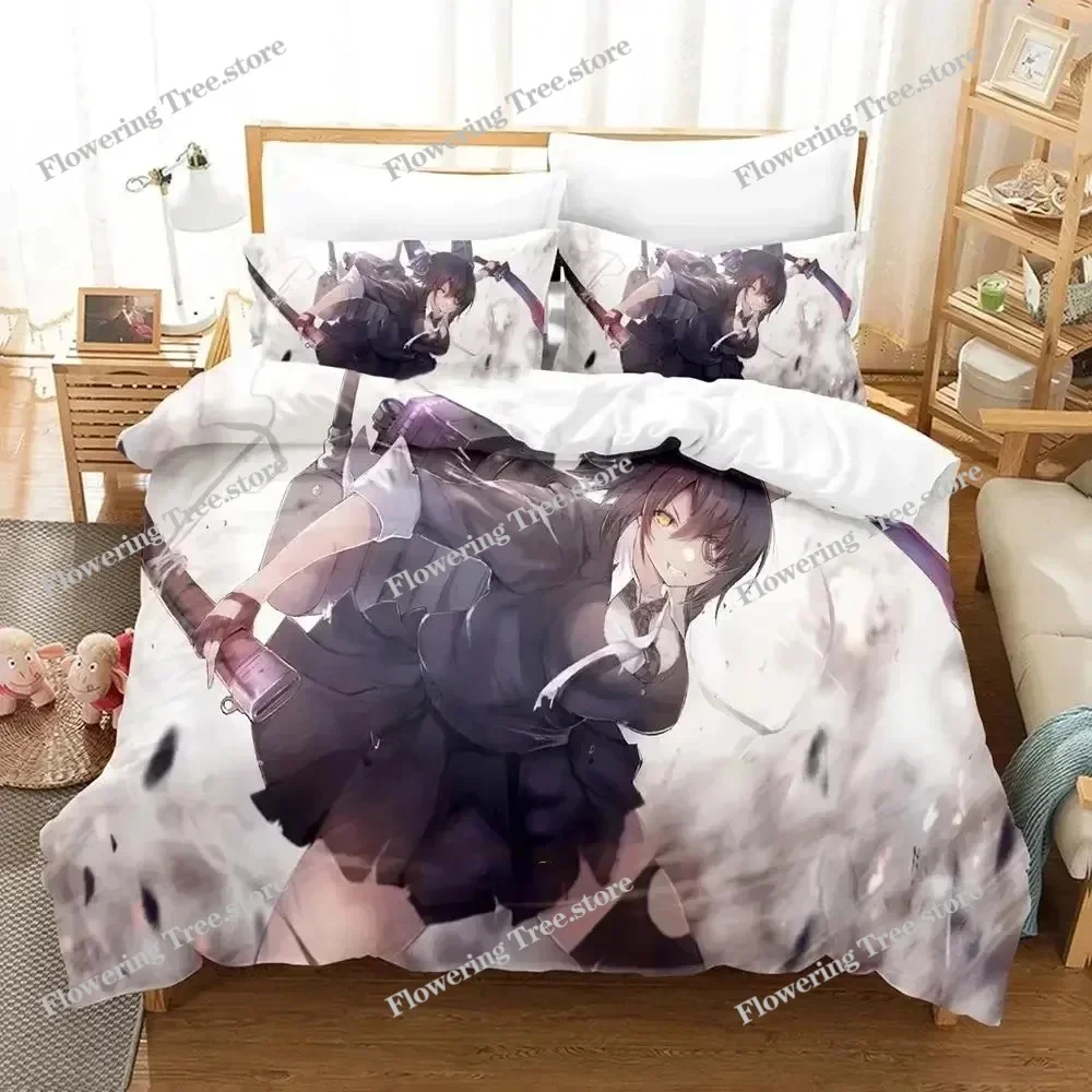 Anime Kantai Collection Bedding Set Duvet Cover Bed Set Quilt Cover Pillowcase Comforter king Queen Size Boys Bedding Set