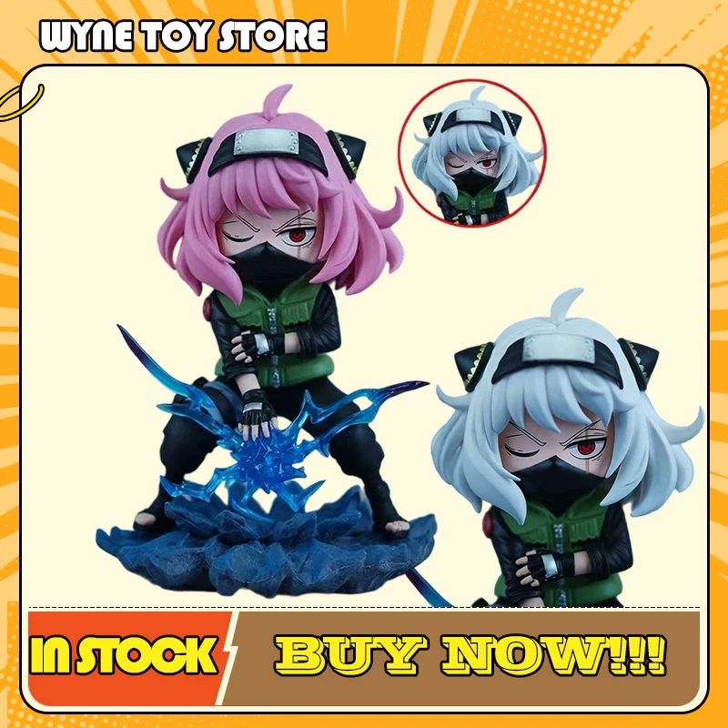 

In Stock Spy x Family Anime Figure Anya Forger cosplay Lekucha Figure Double Headed 19cm PVC Collection Model Statue Toy Gifts