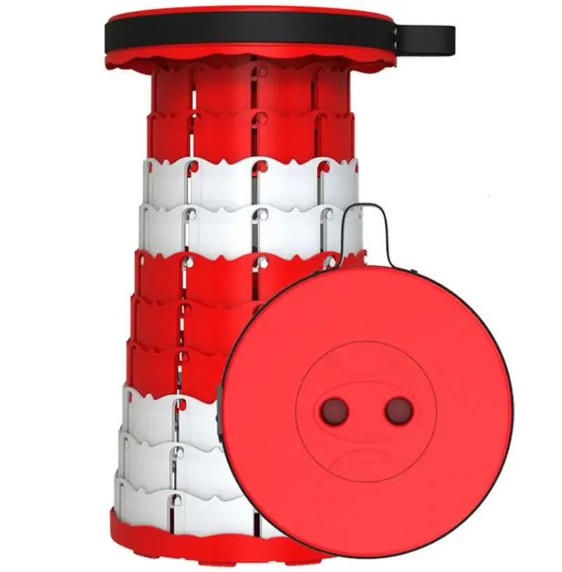Muebles de exterior, taburete retráctil, taburete portátil, silla plegable para salón, taburete de Camping, práctica silla de pesca plegable