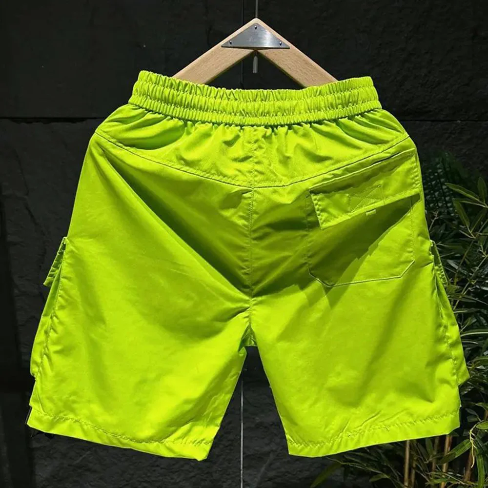 Mens Work Shorts Multi Pocket Quick Dry Breathable Beach Pants Versatile Comfortable  Youthful Sports Shorts Trendy 2024 Summer