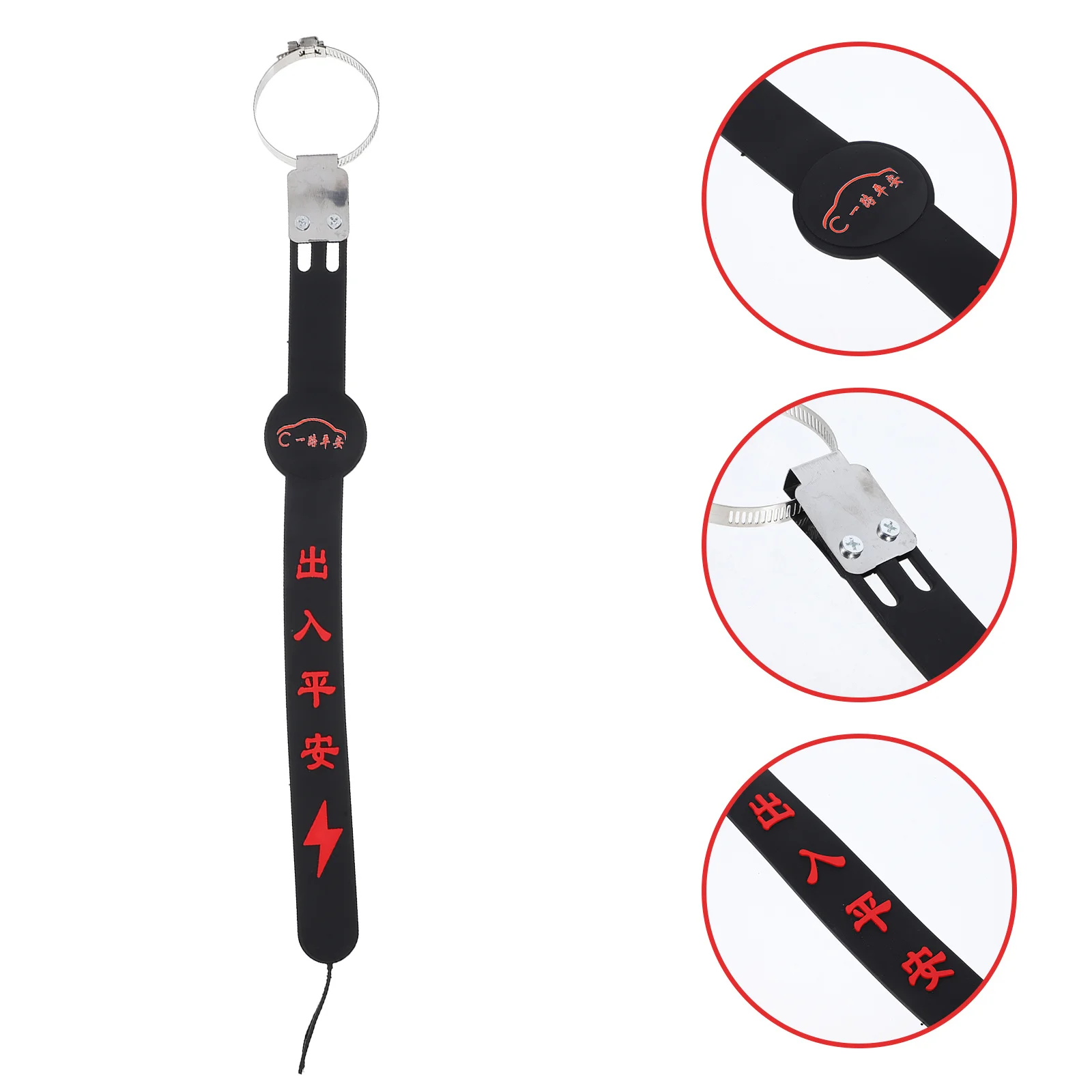 

2pcs Car Static Adjustable Automotive Ground Strap Wire Silicone Anti Static Ground Wire Car Safety Accessory Vehicle