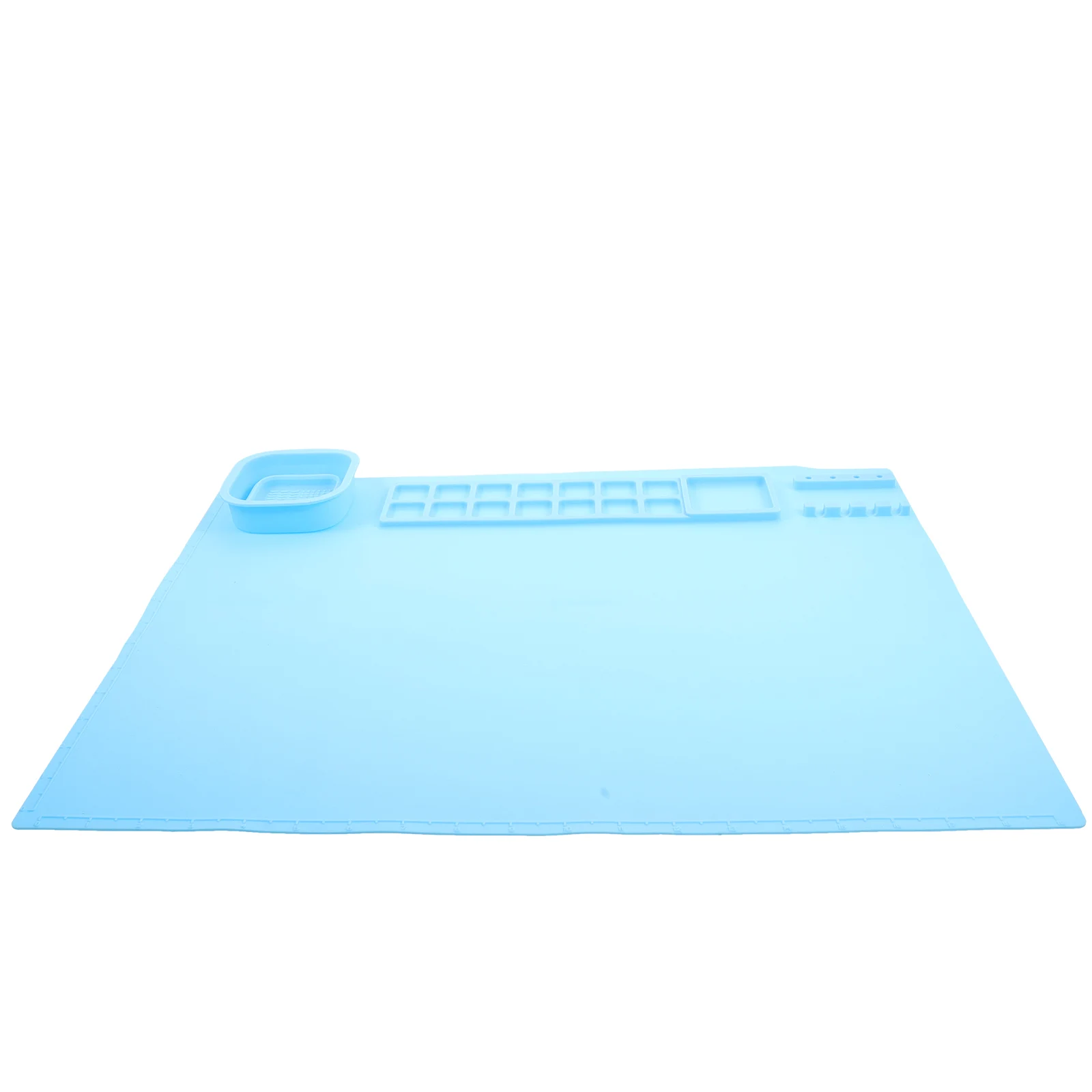 

Silicone Paint Reusable Watercolor Pigment Board Compact Lightweight DIY Plates Color Mixing Portable Storage Easy