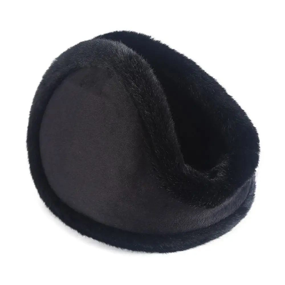 Portable Thicken Warm Ear Muffs Velvet Windproof Fur Earmuffs Soft Cozy Ear Covers Unisex Style