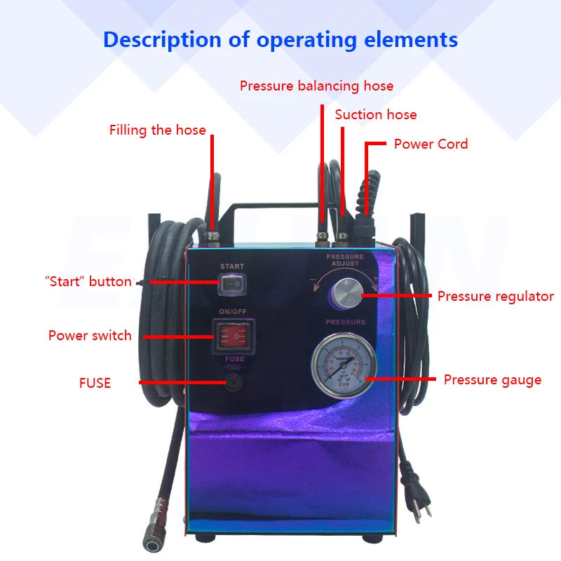 Pro1 Automobile Brake Fluid Changer Oil Pump Refiller Brake Fluid Replacement Electric Pulse Brake Fluid Replacement Machine