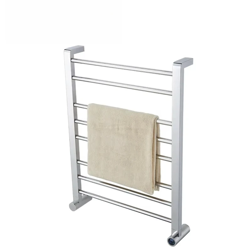 

8-Bar Electric Heated Towel Rail Thermostatic Clothes Dryer Rack High Quality Adjustable Temperature Bathroom Kitchen