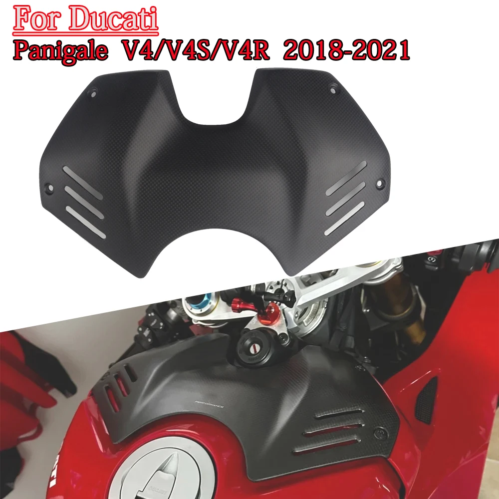 

Новинка V4 для DUCATI Panigale V4 V4S V4R 2018-2021, аксессуары для мотоциклов, крышка топливного бака из углеродного волокна, защита от воздушной коробки, обтекатель