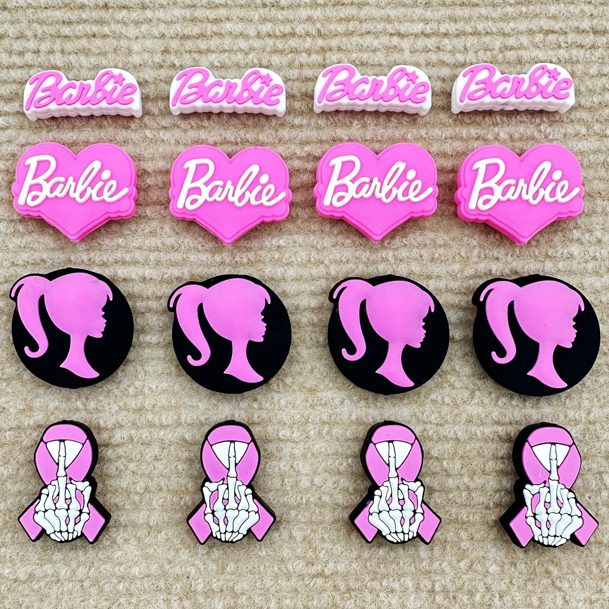 

10PCS Silicone Beads Barbie Beads DIY Pen Jewelry Pendant Pacifier chain Key Chain Accessories Silicone Beads Creative Gifts
