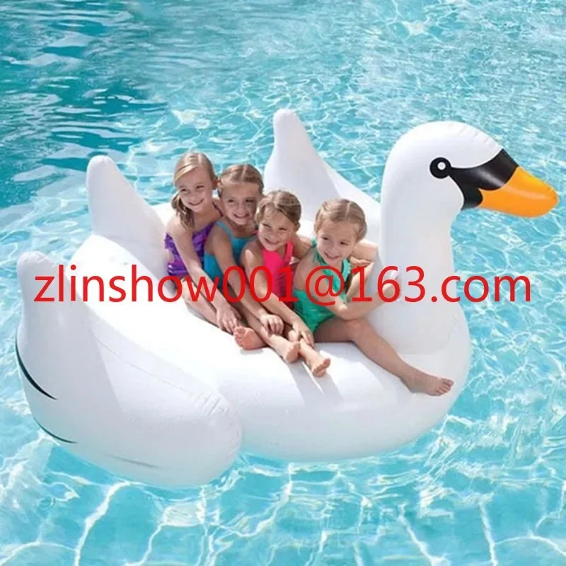 White Swan Sea Water Floating Island Toy Pool Float