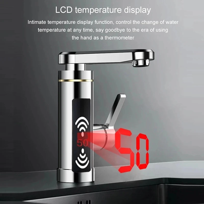 Điện Xiaomi Ngay Nước Vòi Nước Gia Nhiệt Nhanh Chóng Vòi Bếp Tankless Nước Tập Đèn LED Hiển Thị Nhiệt Độ
