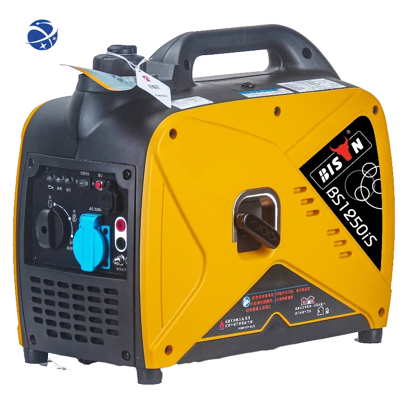 

#YUNYI Inverter generator 1kw 1100W silent frame type recoil start air cooled ohv engine inverter gasoline generator