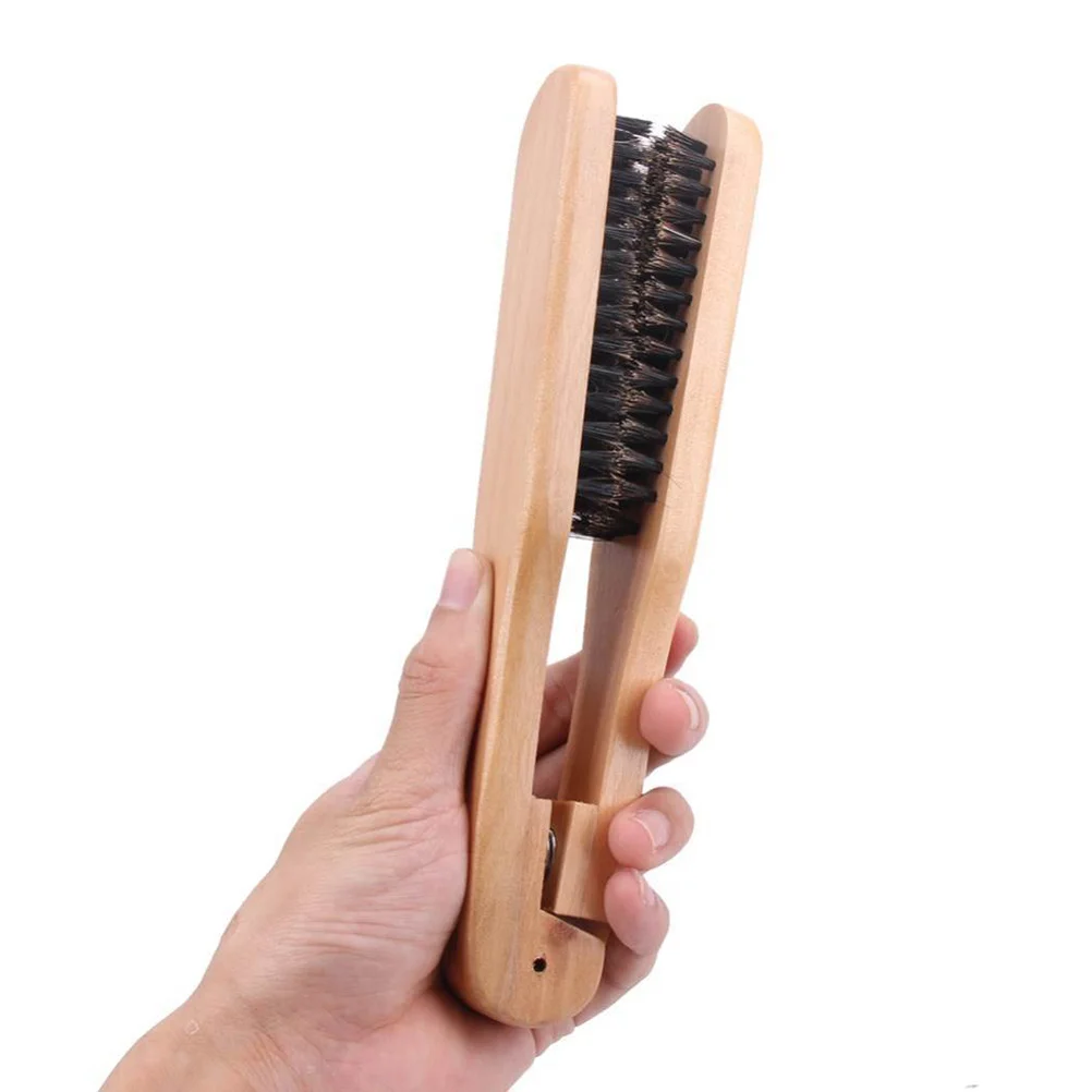 

Hair Straightening Brush V-shaped Hair Brush Hair Straightener Hairdressing Tool Brush Comb hair comb