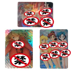 1Pcs/set Anime One Piece Nami Sailor Moon Evangelion EVA DIY Sexy Nude Card Bondage Girl ACG Toy Gift Game Collection Card