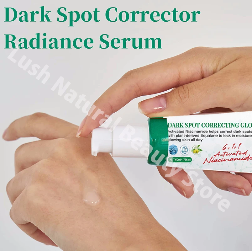 Dark Spot Correcting Glow Serum Facial Skin Moisturizing Brightening ครีมลดฝ้ากระความหมองคล้ําสิวและเมลานิน