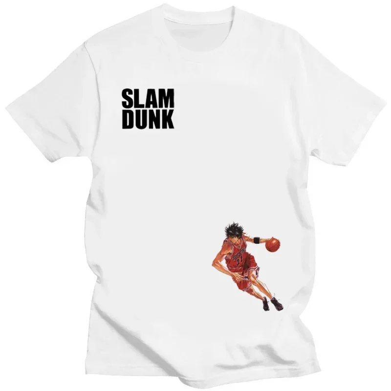 Japanese Slam Dunk Jerseys TShirt Anime Streetwear Japanese Loose Women's T-Shirt with Printed Design Y2k Top Harajuku