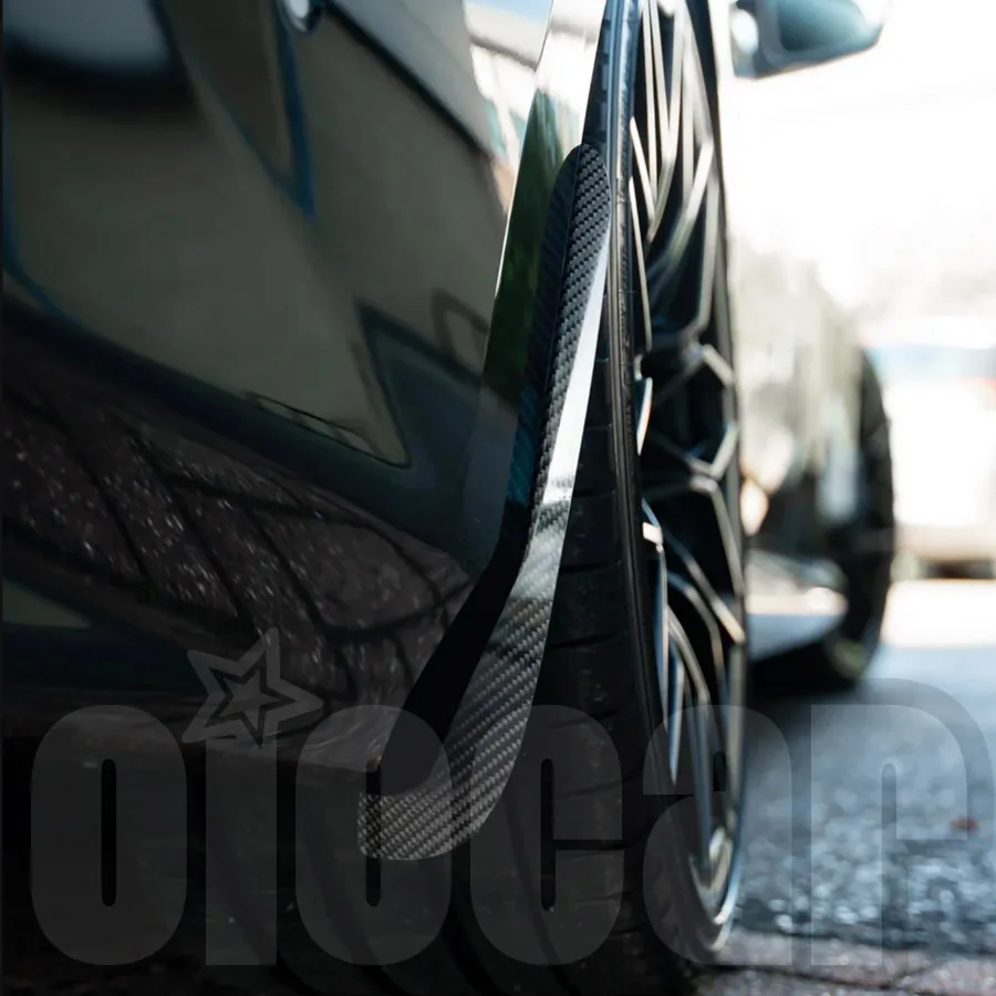 

oiomotors Dry Carbon Fiber Rear Splash Guards Arch Guards Mud Flaps for BMW G87 M2