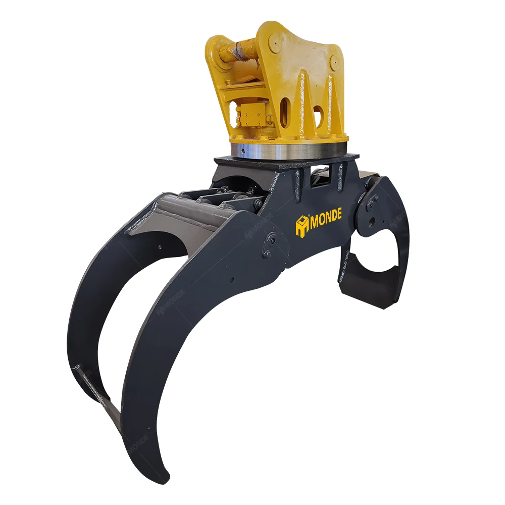 

High Quality Carbon Steel Rotary Wood Grapple High Strength Wear Resistant Steel Plate Hydraulic Grapple Stone Grapples