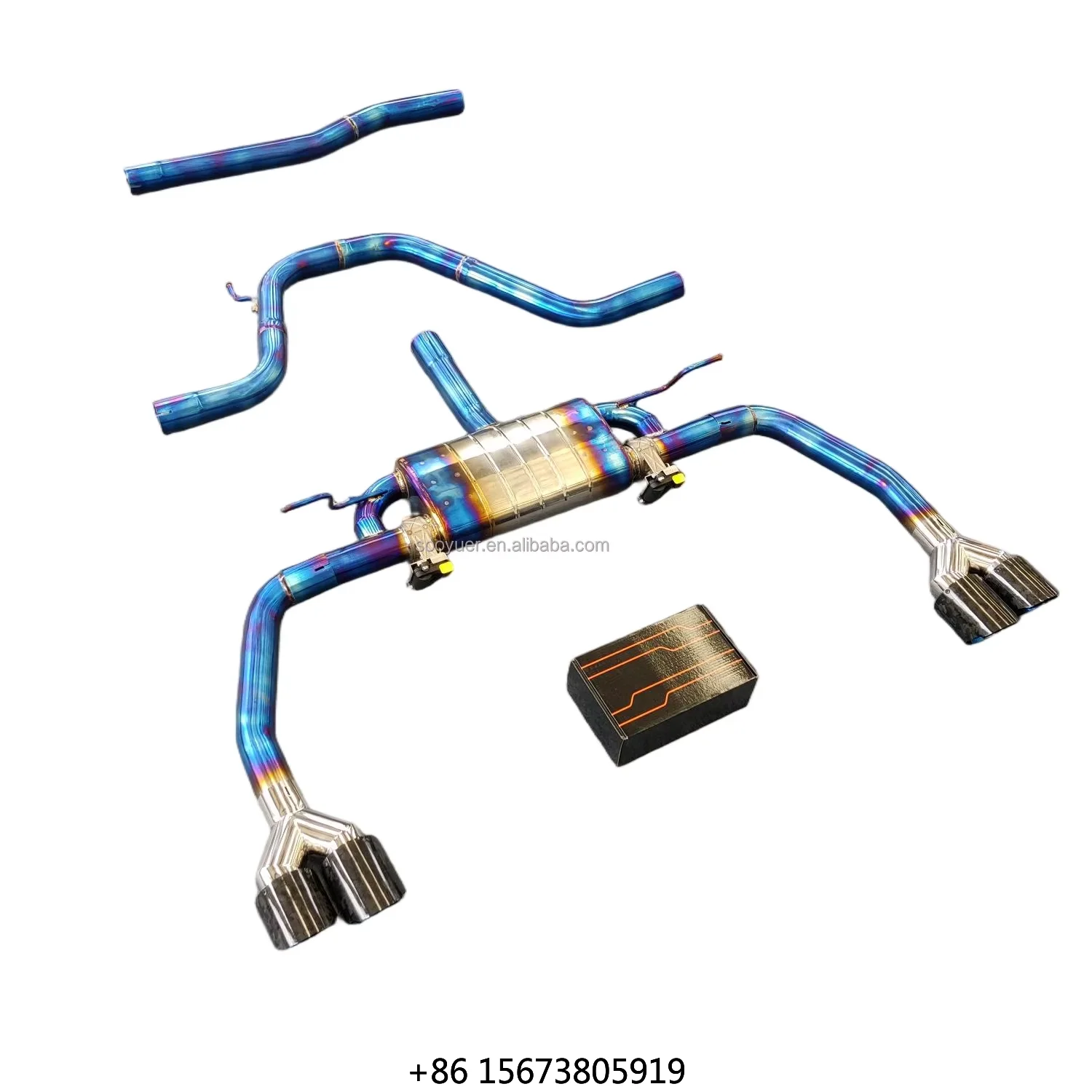 

Titanium Valvetronic Catback Exhaust Pipe for Rs ST1.5 Valved Sport Exhaust System Auto PartsCustomed