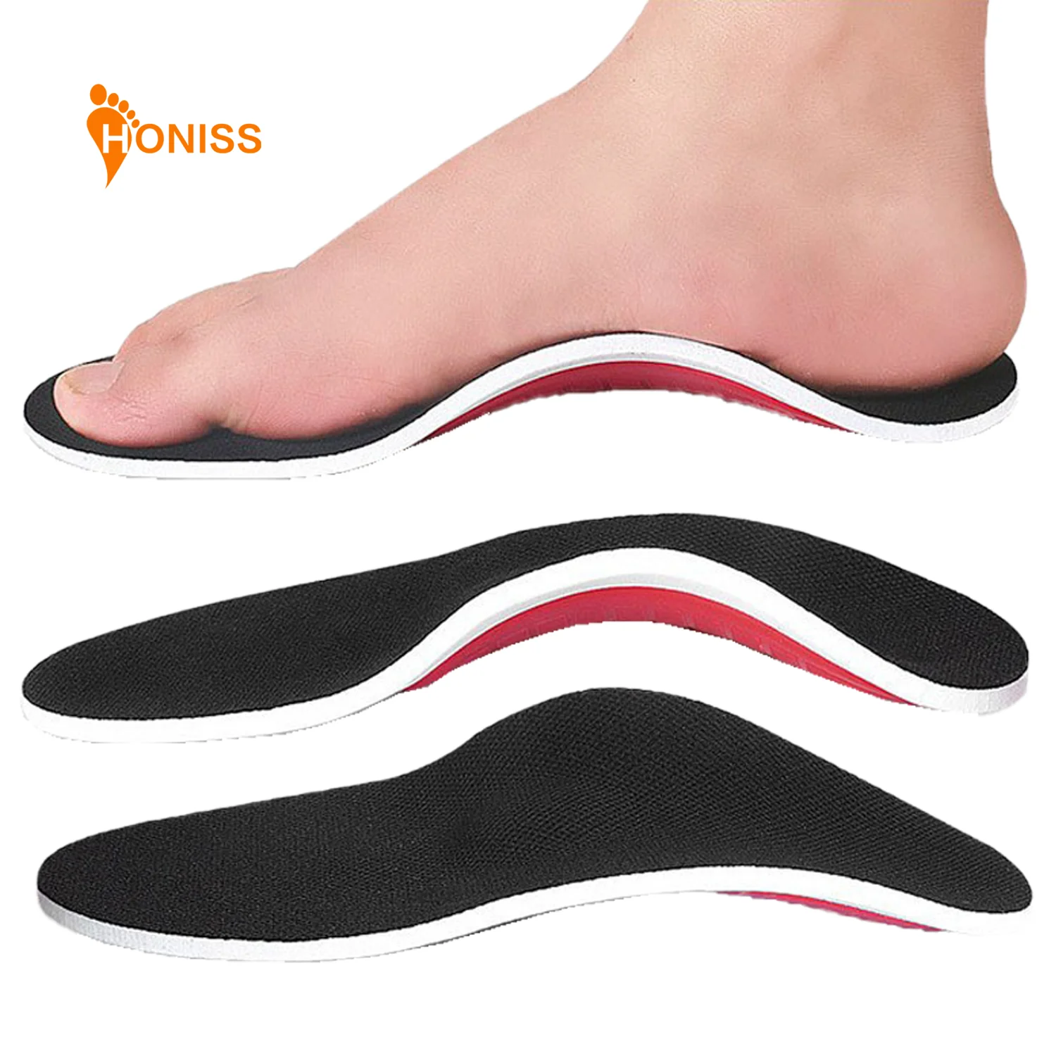 

Orthopedic Insoles for Feet OX Leg Inner Sole Pain Relief Cushion Correction Arch Support Flat Feet Plantar Fasciitis Shoes Pads