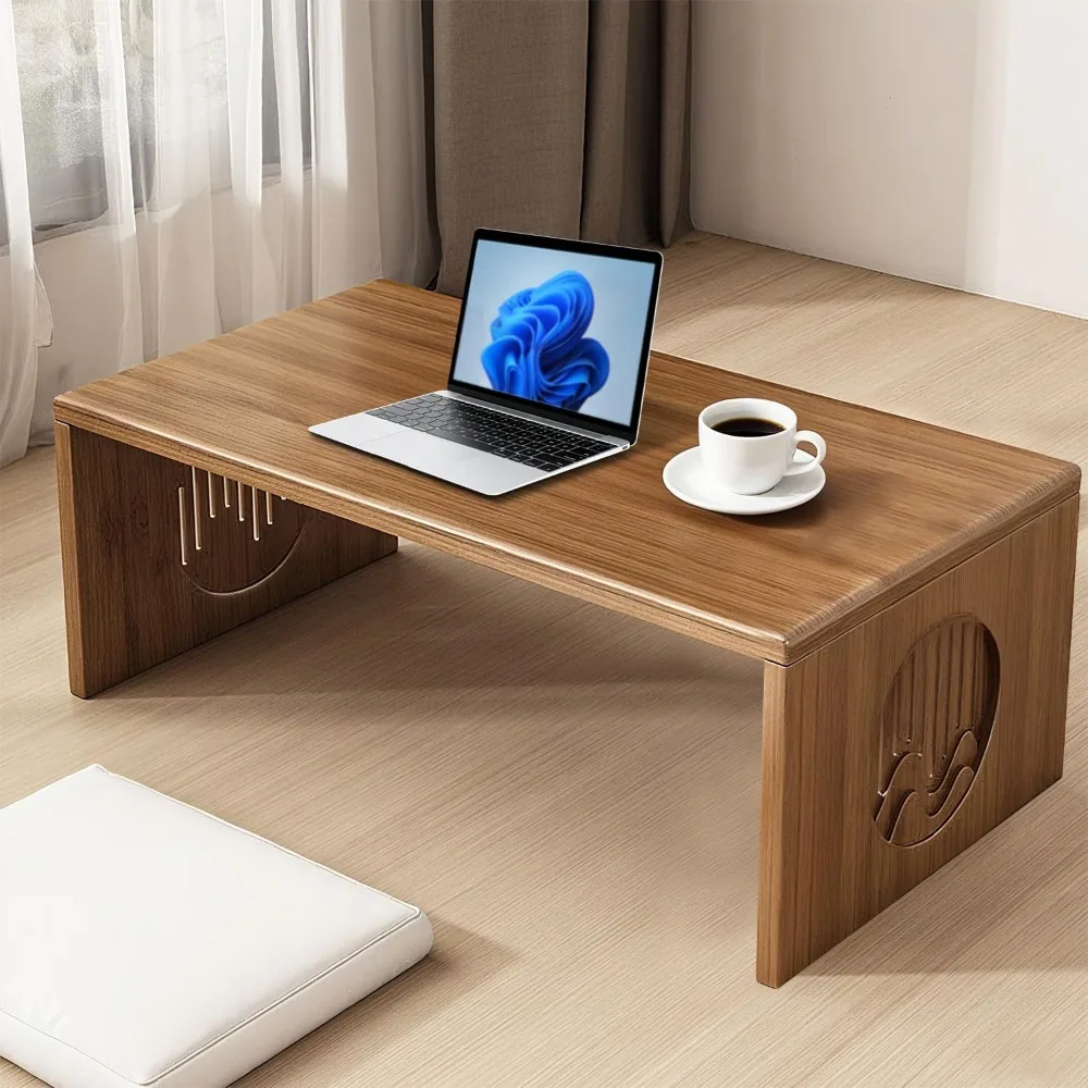 

Folding Coffee Table, Foldable Japanese Floor Table No Assembly, Low Coffee Table for Sitting On The Floor, Small Coffee Tables
