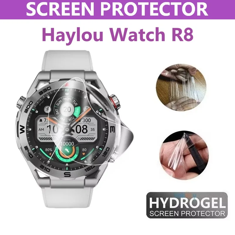 

10PCS TPU Hydrogel Screen Protector for Haylou Watch R8 Smart Watch Soft HD Clear Protective Film