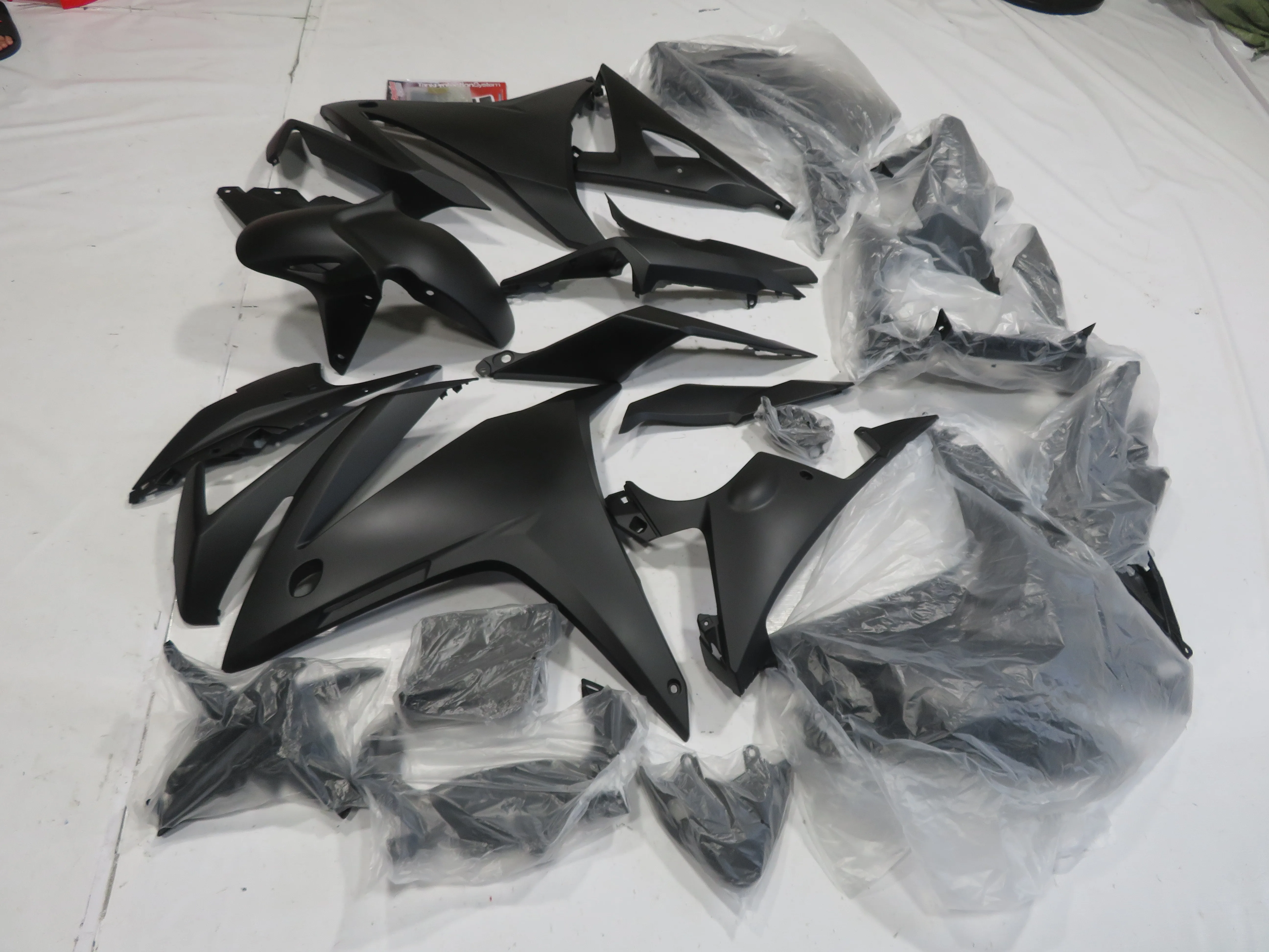 

CBR500R 16 17 18 Motorcycle Bodywork Fairing Kit For CBR 500 500R 2016 2017 2018 Full Fairings Injection Molding Matte Black