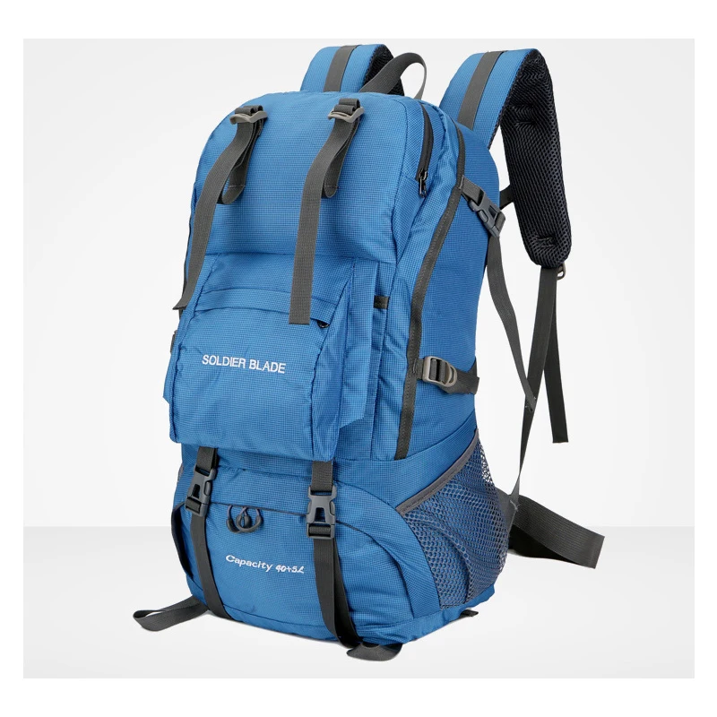 50L Large Capacity Outdoor Camping Traveling Hiking Backpack Waterproof Shoe Compartment Hiking Sport Bag Unisex Travel Backpack