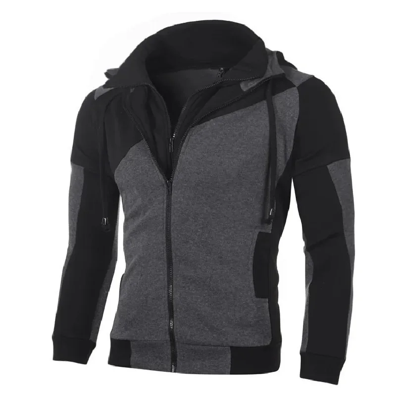 2026 New Fashionable High Quality Casual Sports Men's Hoodie Zipper Hoodie Multi Functional Top Sports Jogging Daily Clothing view 5