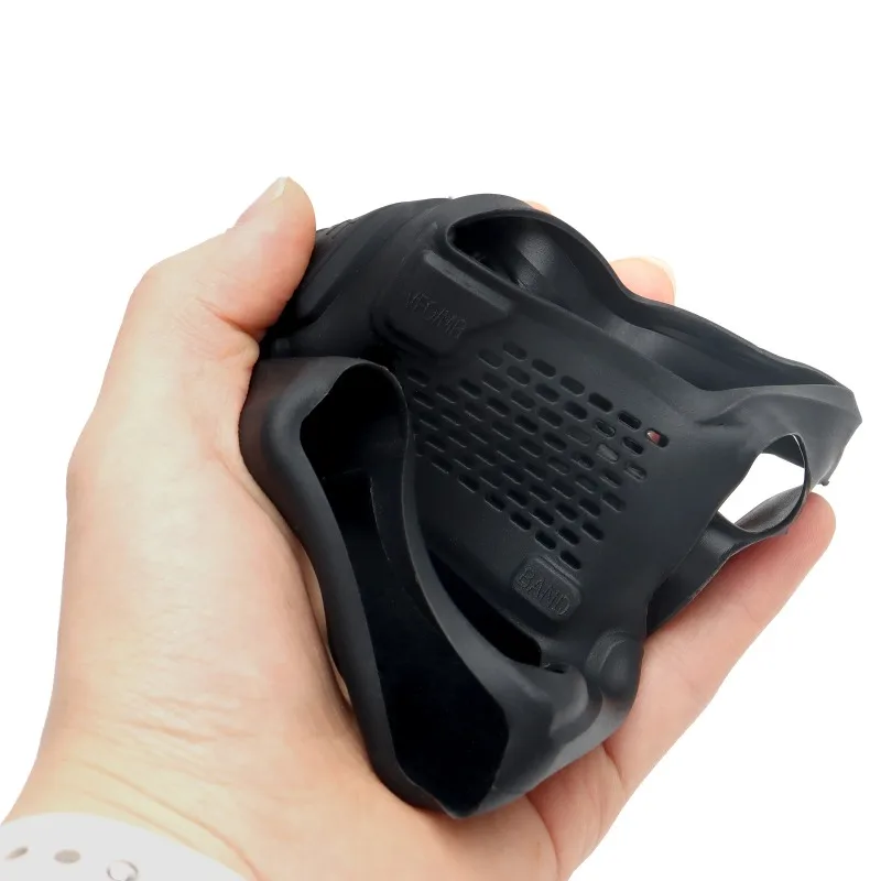 Baofeng UV-5RH UV-5RM/K5Plus Walkie Talkie Penutup Pelindung Karet Soft Case Kantong Hitam Ham Radio Tas