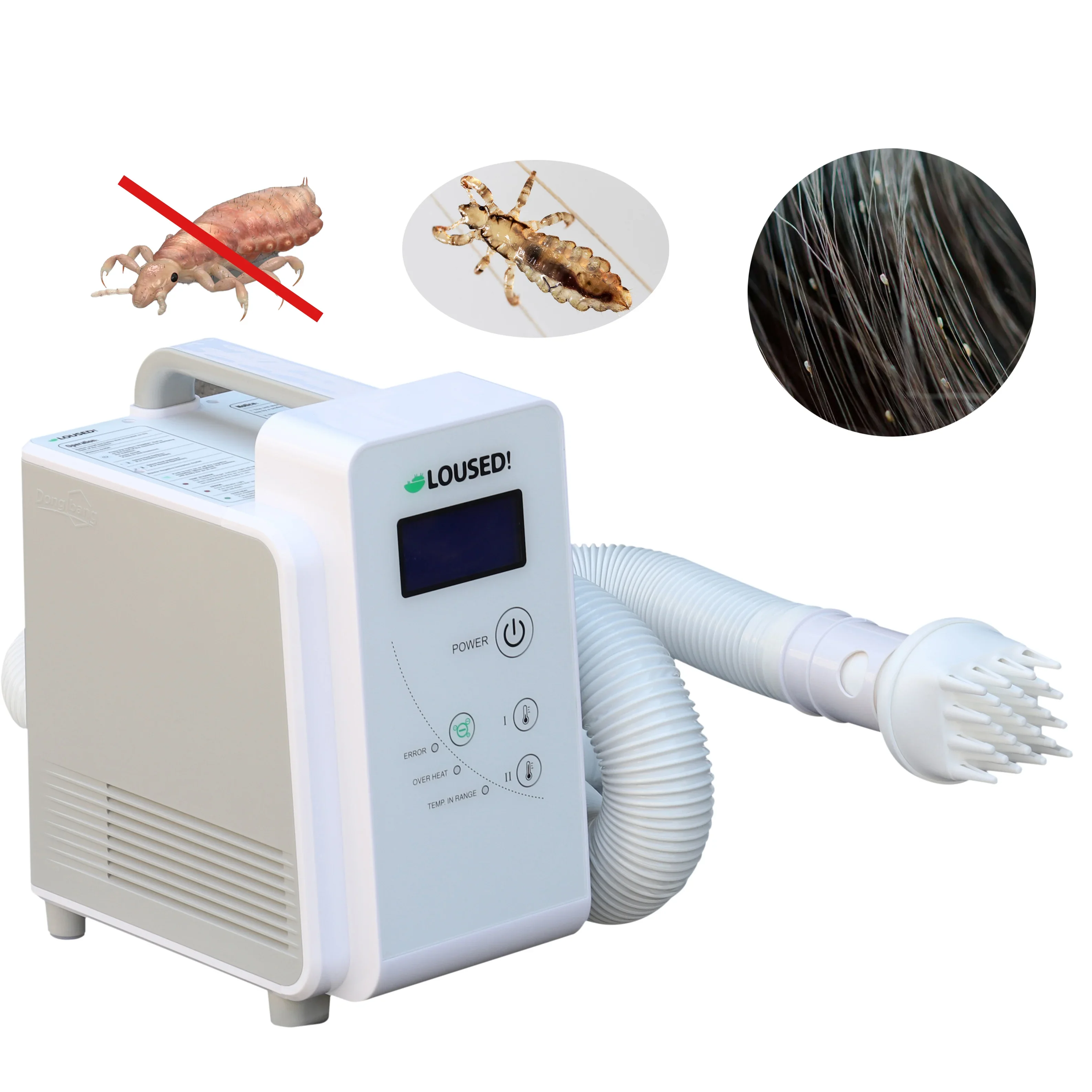 

Novelty Designed lice remove v Comb Adjustable customized low noise efficient and durable scalp care lice removal machine