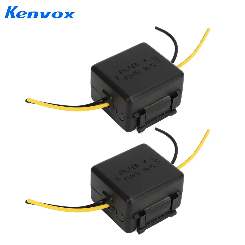 Car Power Signal Filter Anti-interference Stereo Radio Audio Relay Capacitor Power Filter Accessories