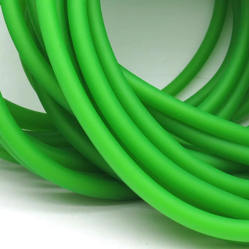 Imagem -05 - Verde Faixa de Borracha Natural Látex 310 Metros 3070 Tubo Puxar Corda os Tubos de Látex Torniquete Corda Elástico Slingshot Borracha Banda 3*7