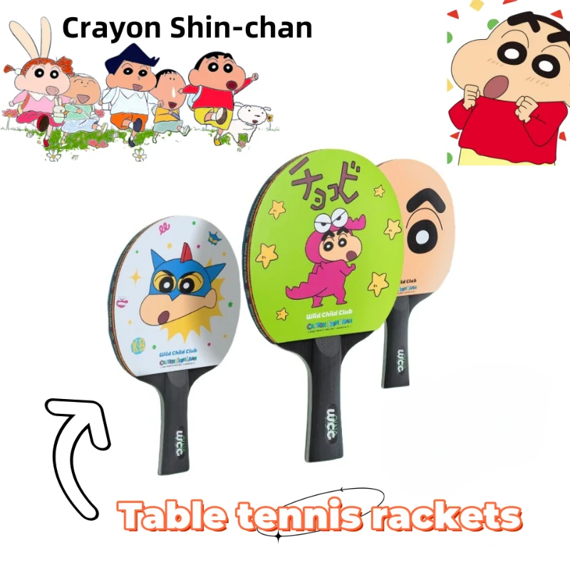 

Crayon Shin-chan Nohara Hiroshi Boochhan Film and Television Peripherals Cute Table Tennis Rackets Student Creative Fun Rackets