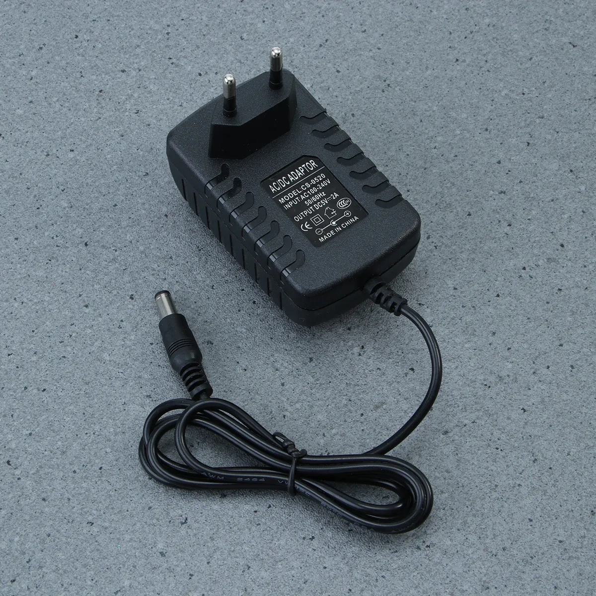 .5mm 5V 2A Power Adapter Ac 100-240V 50-60Hz Dc Output Eu Plug Compact Design for Home Office Travel Charger