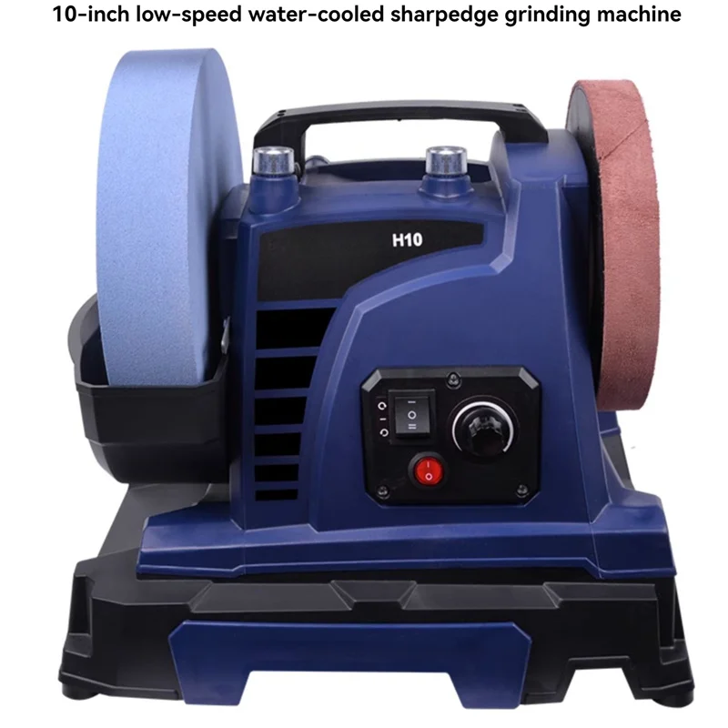 Electric Knife Sharpener Woodworking Grinding and Polishing Integrated 10-inch Household Low-speed Water-cooled Knife Sharpener