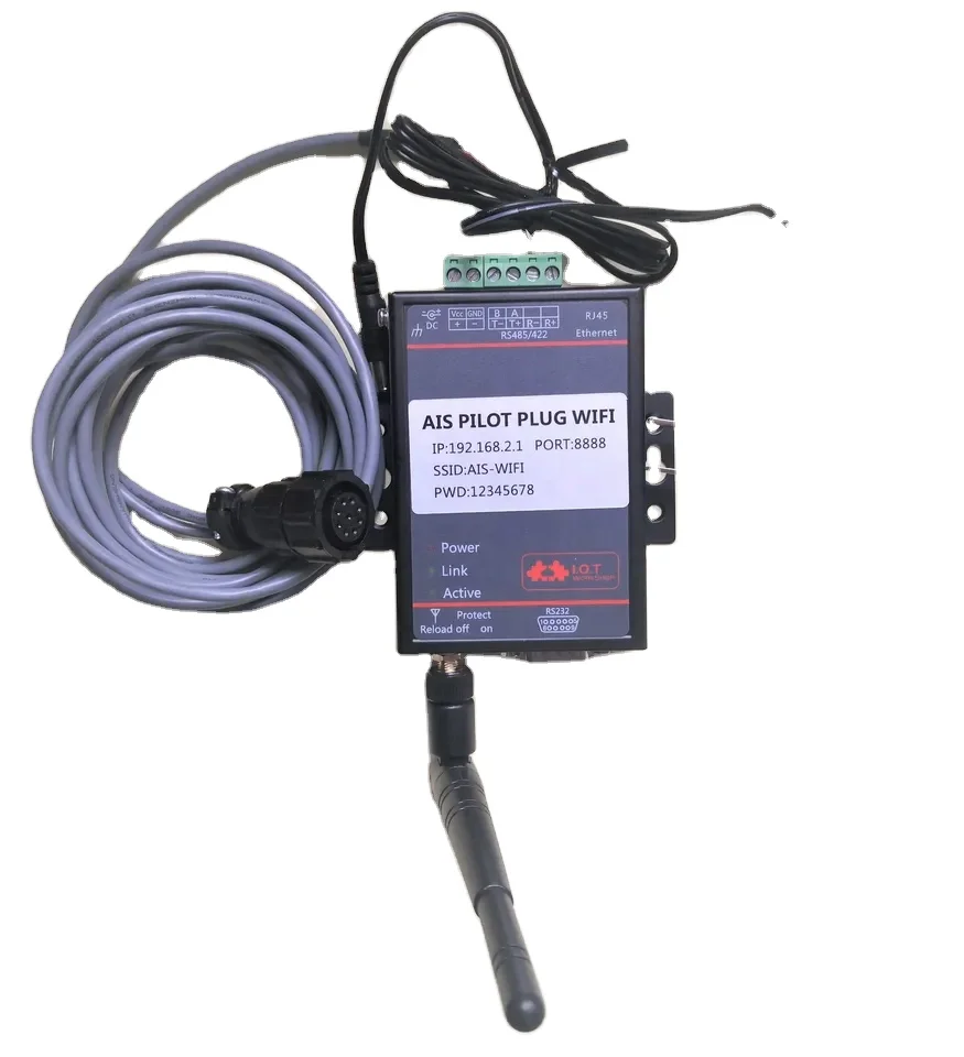الشركة المصنعة بالجملة Ais Pilot Plug Wifi Marine AIS إلى WIFI Wireless Server #4